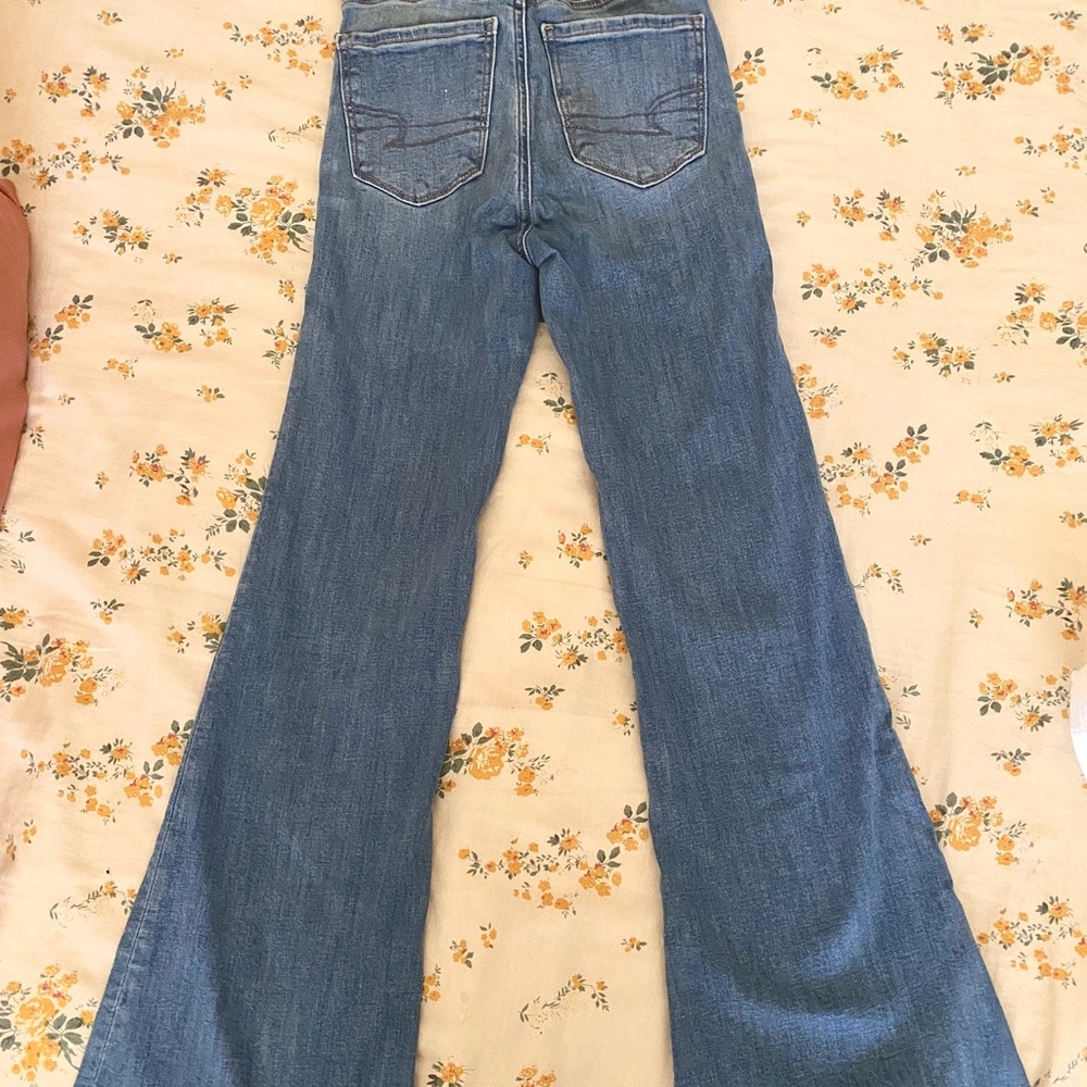 Hollister Women's Flare Jeans in Blue